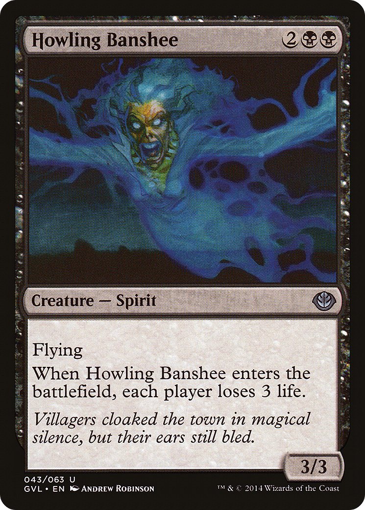 Howling Banshee (DD3-) - Duel Decks Anthology: Garruk vs. Liliana