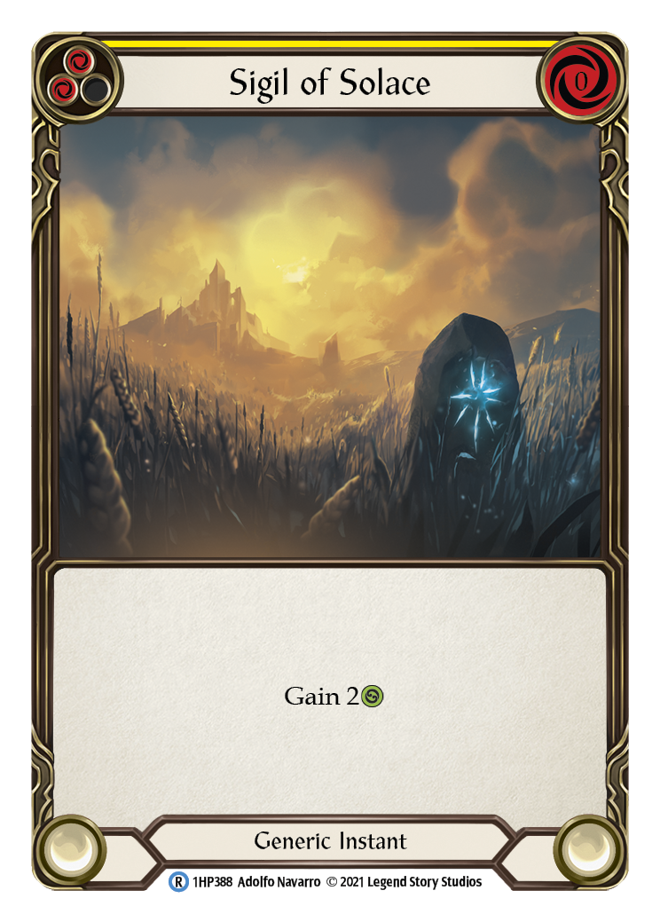 Sigil of Solace (Yellow) [1HP388] (History Pack 1) | The CG Realm