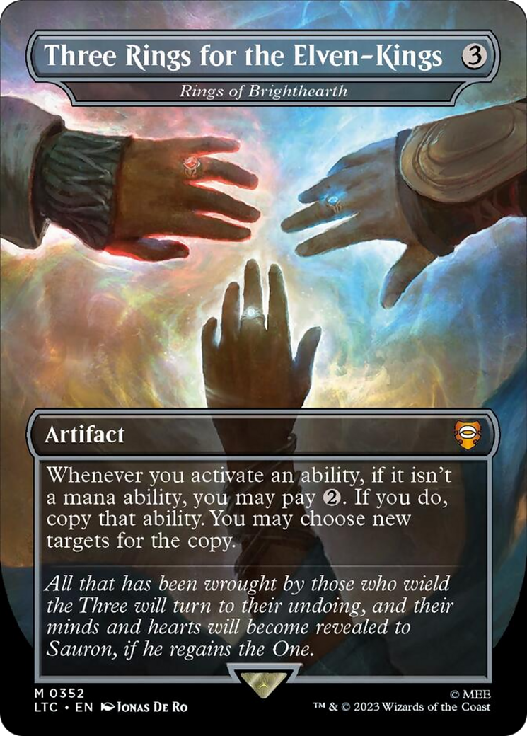 Three Rings for the Elven-Kings - Rings of Brighthearth [The Lord of the Rings: Tales of Middle-Earth Commander] | The CG Realm