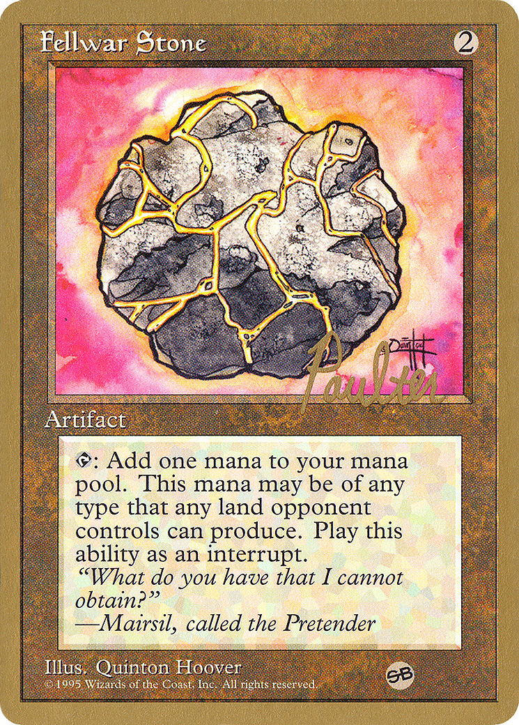 Fellwar Stone - 1996 Preston Poulter (4ED) (SB) (WCD-) - Pro Tour Collector Set