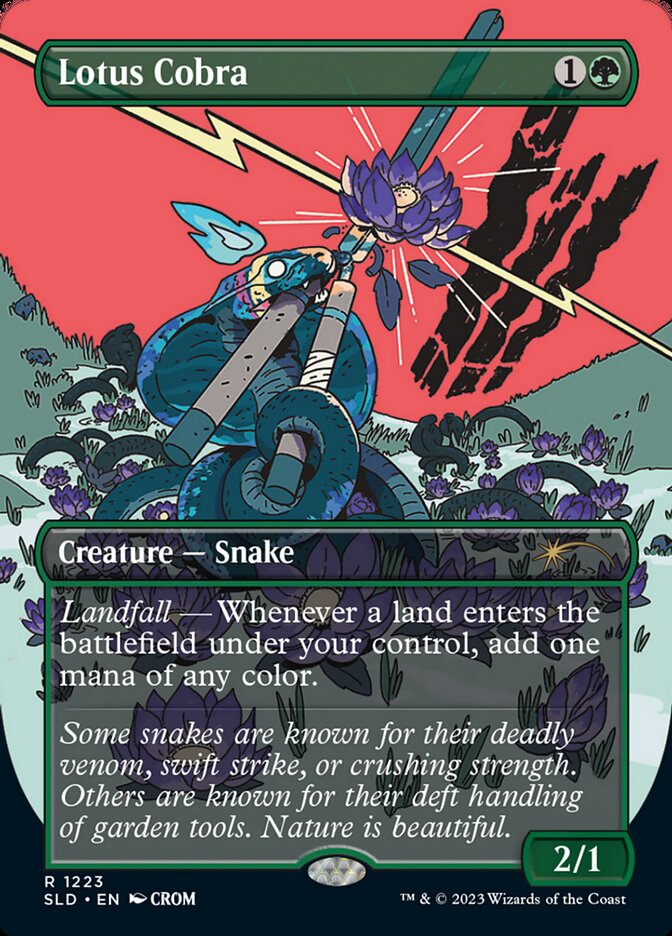 Lotus Cobra (Borderless) [Secret Lair Drop Series] | The CG Realm