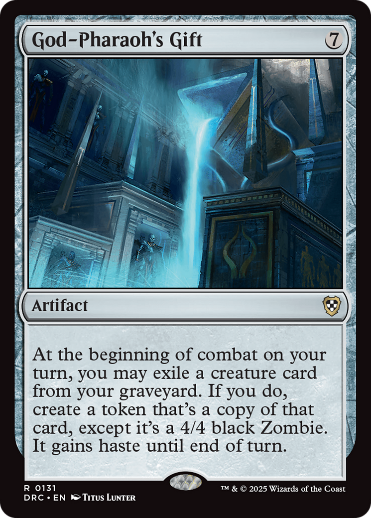 God-Pharaoh's Gift [Aetherdrift Commander] | The CG Realm