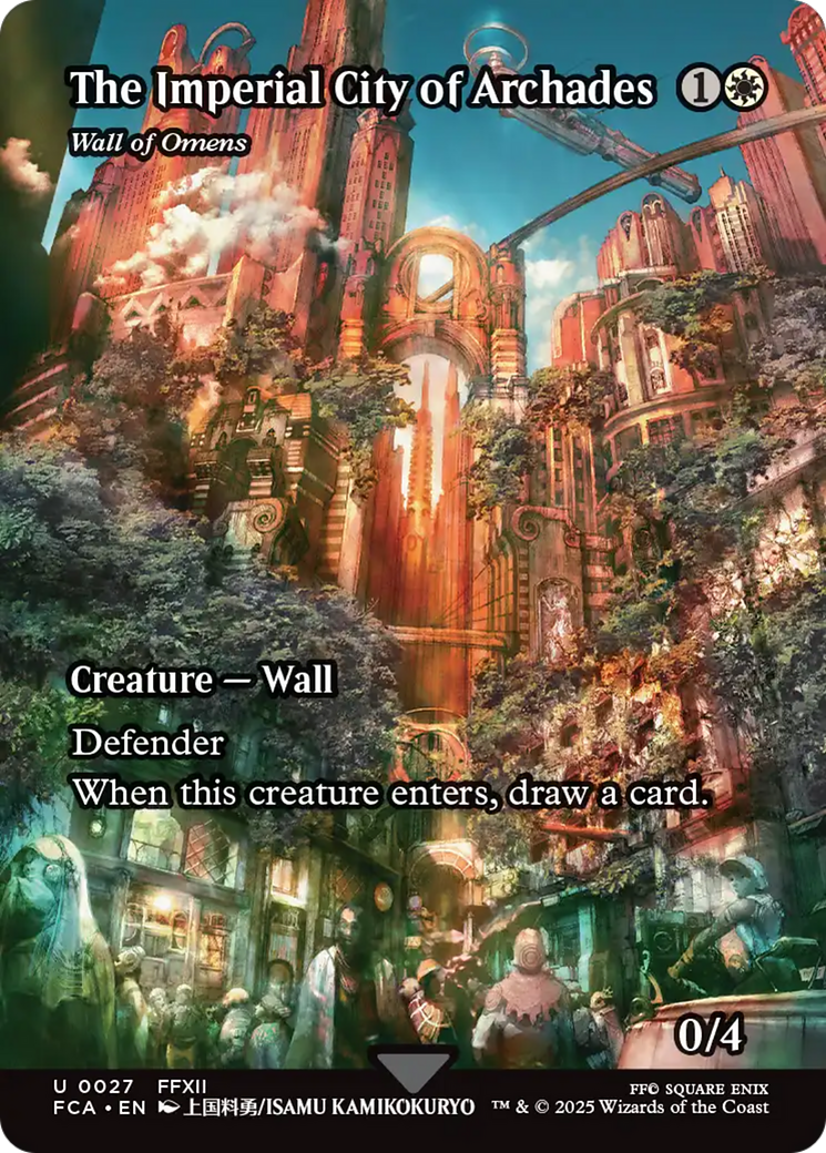 The Imperial City of Archades - Wall of Omens (Showcase) [FINAL FANTASY : Through the Ages] | The CG Realm