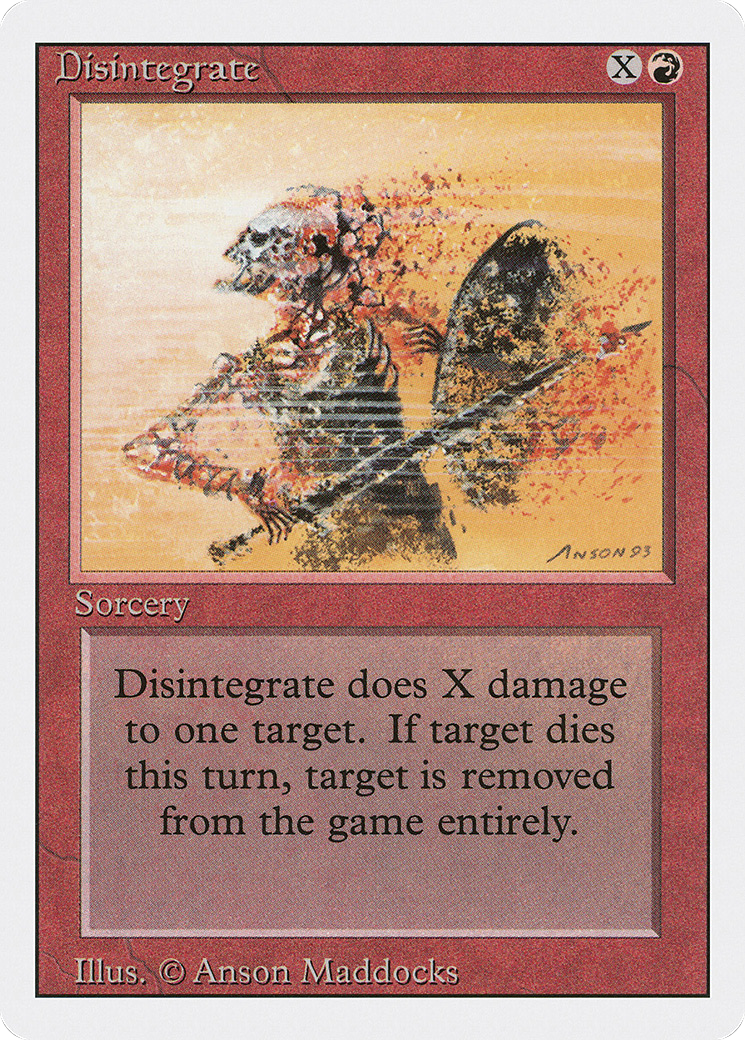 Disintegrate (3ED-) - Revised Edition