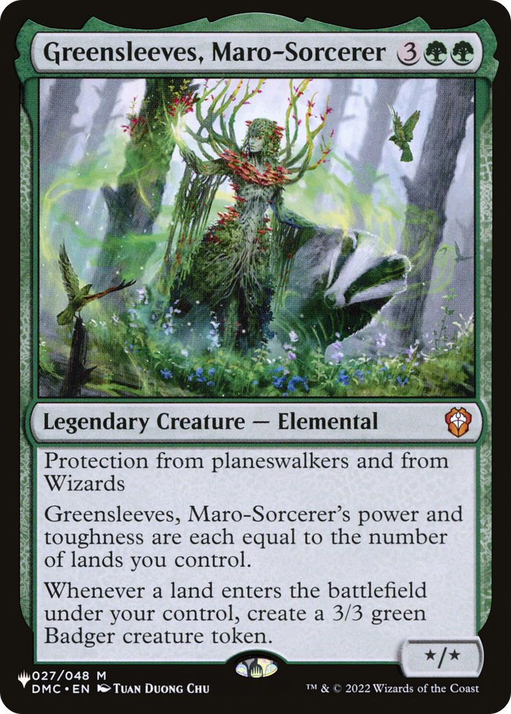 Greensleeves, Maro-Sorcerer [The List] | The CG Realm