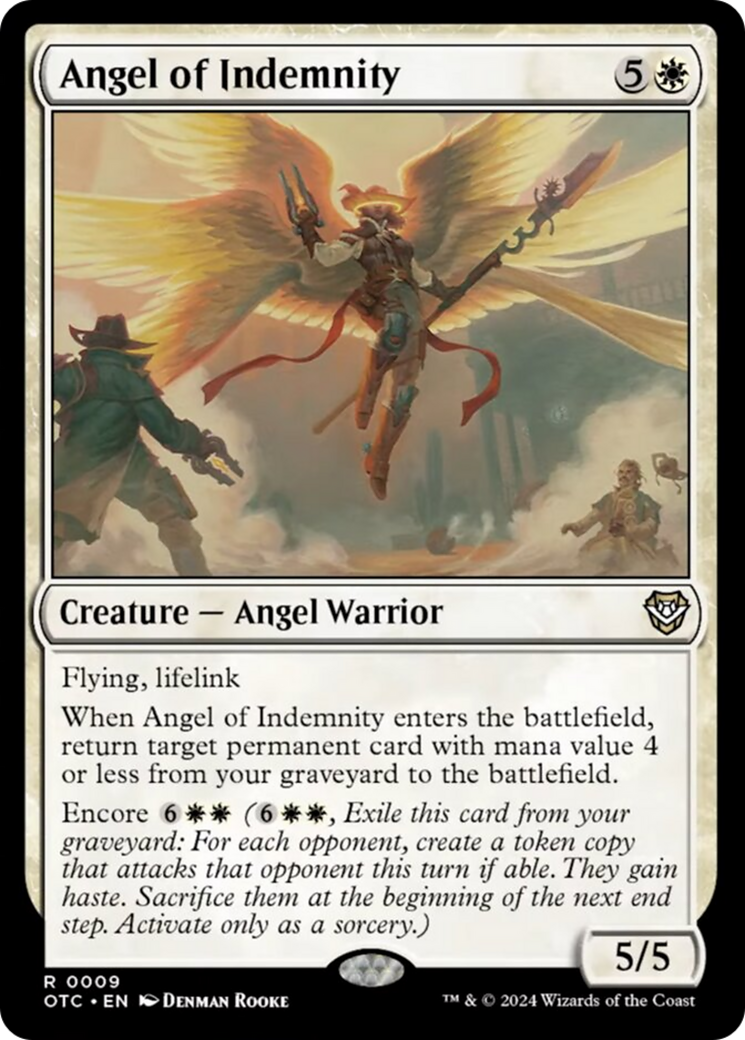 Angel of Indemnity [Outlaws of Thunder Junction Commander] | The CG Realm