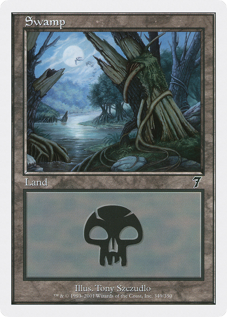 Swamp (349) (7ED-349) - 7th Edition