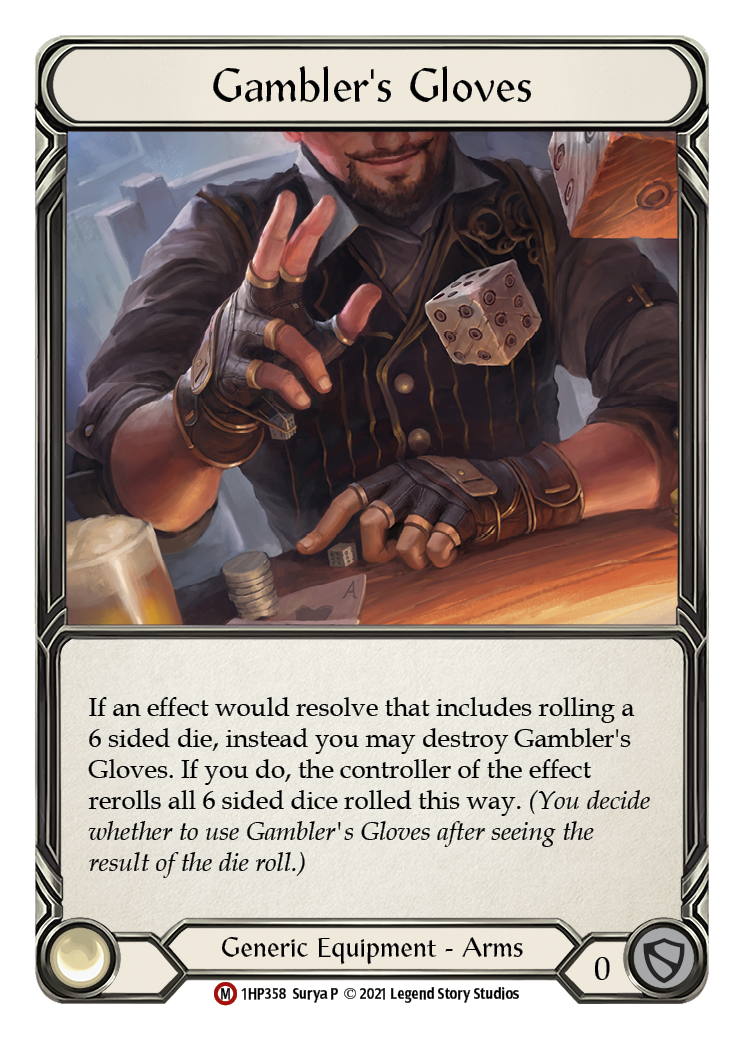 Gambler's Gloves [1HP358] (History Pack 1) | The CG Realm