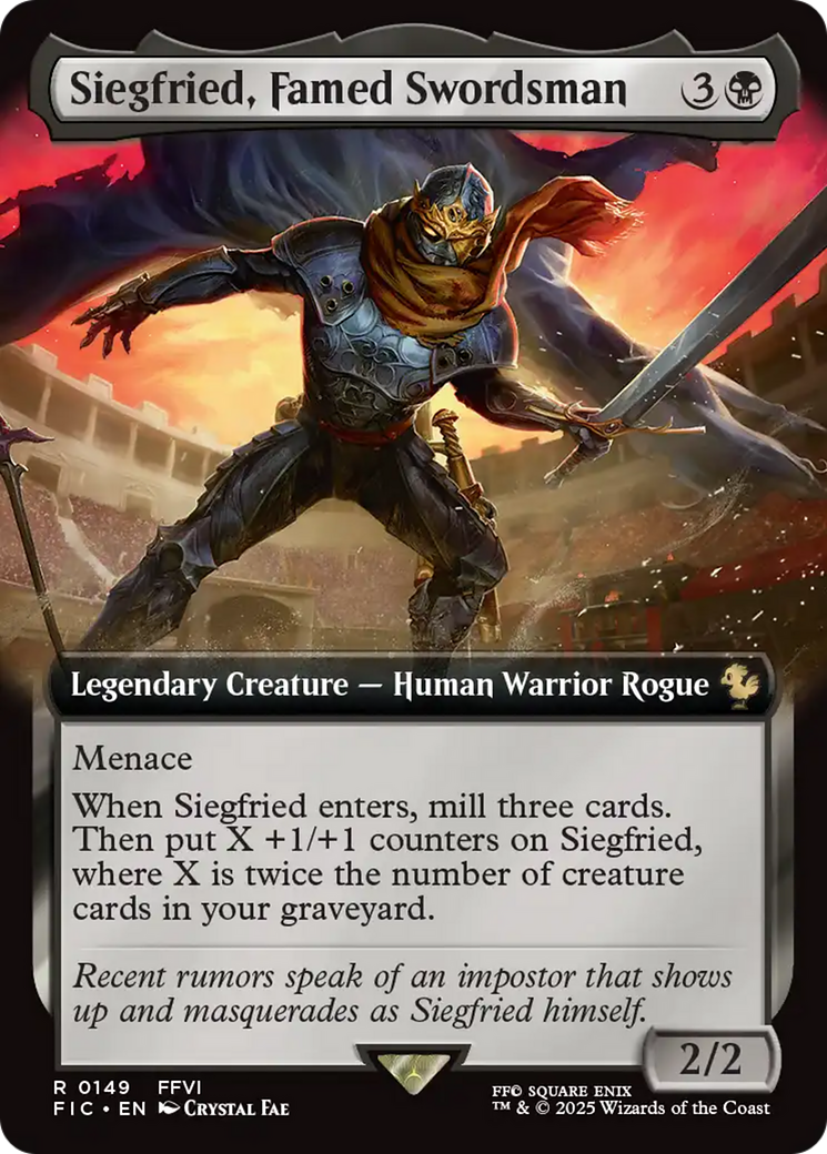 Siegfried, Famed Swordsman (Extended Art) [FINAL FANTASY Commander] | The CG Realm