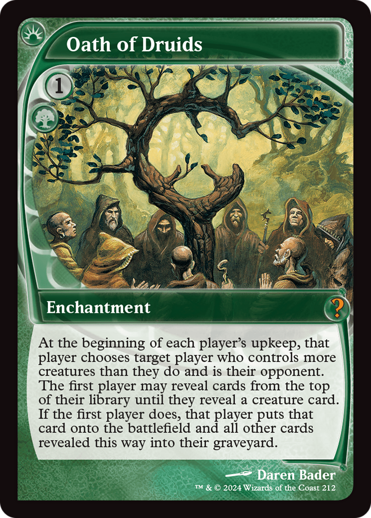Oath of Druids (Future Sight) [Mystery Booster 2] | The CG Realm