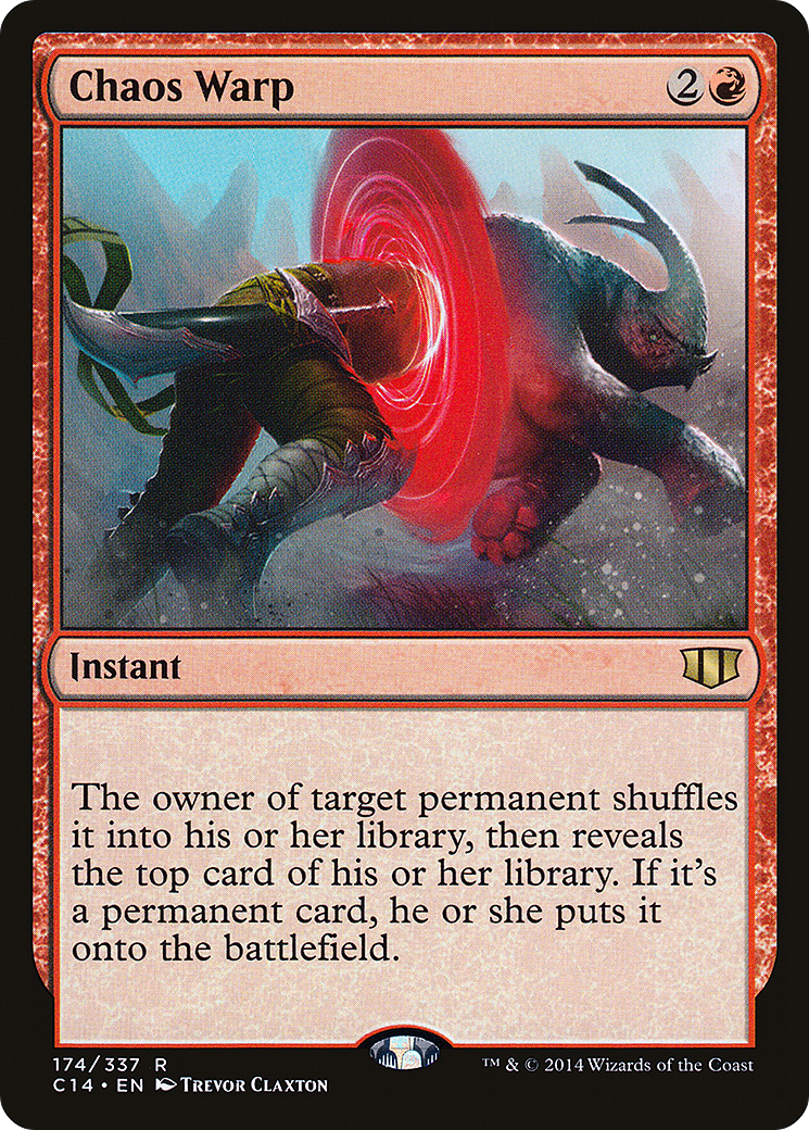 Chaos Warp (C14-174) - Commander 2014