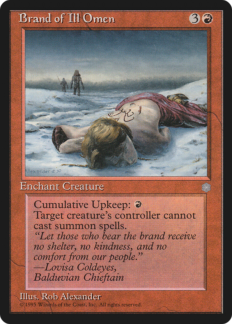 Brand of Ill Omen (ICE-) - Ice Age
