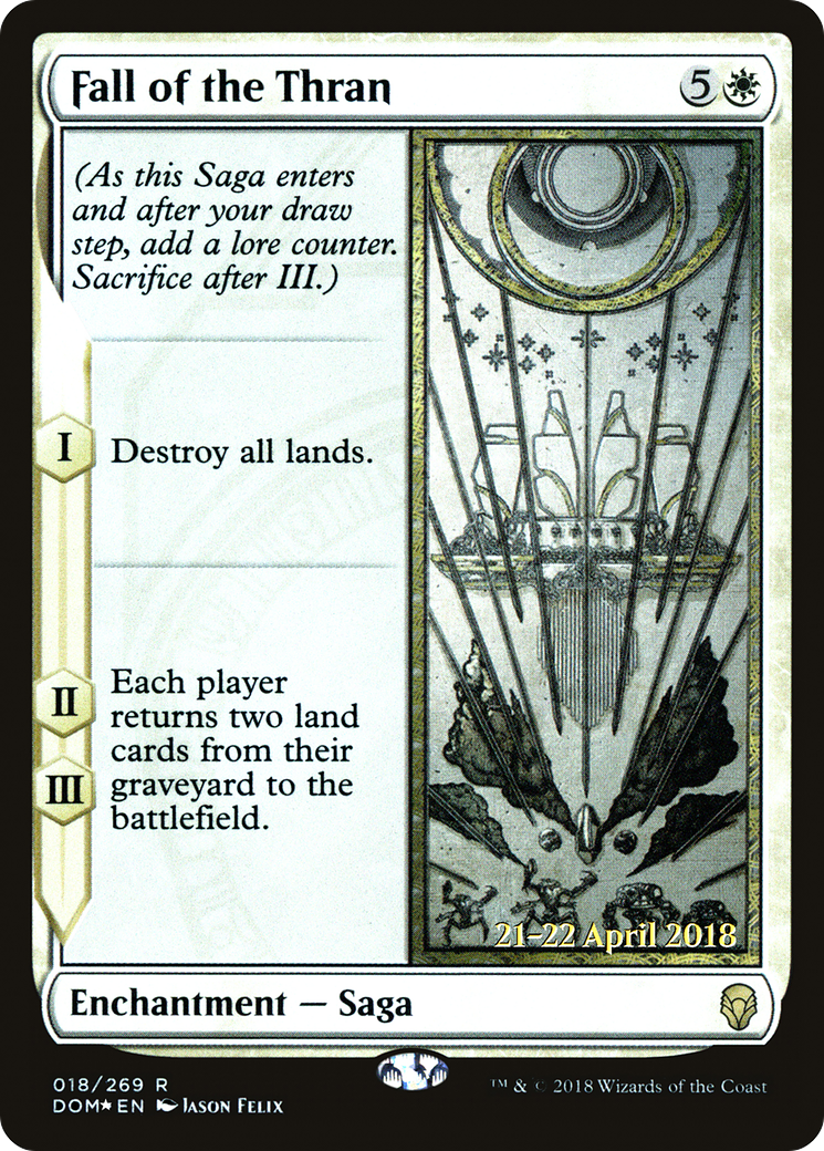 Fall of the Thran (PRE-18S) - Dominaria Promos Foil