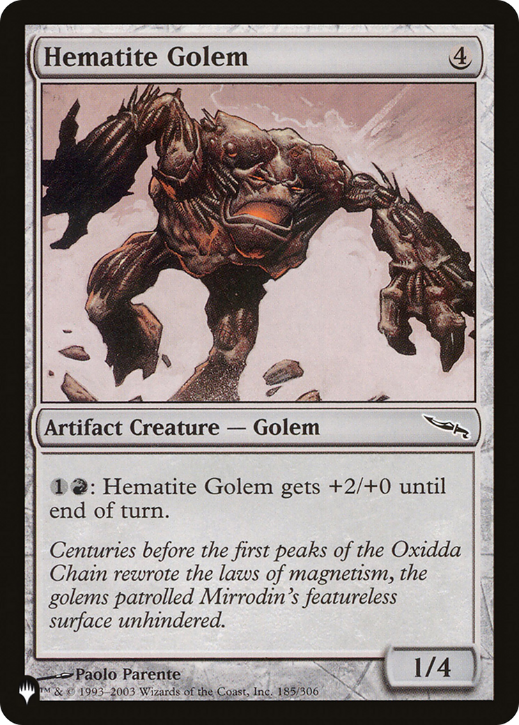 Hematite Golem [The List] | The CG Realm