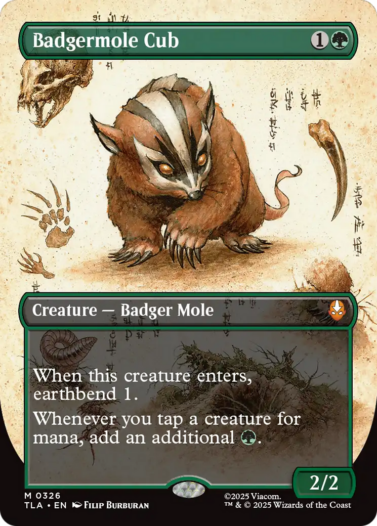 Badgermole Cub (Borderless) [Avatar: The Last Airbender] | The CG Realm