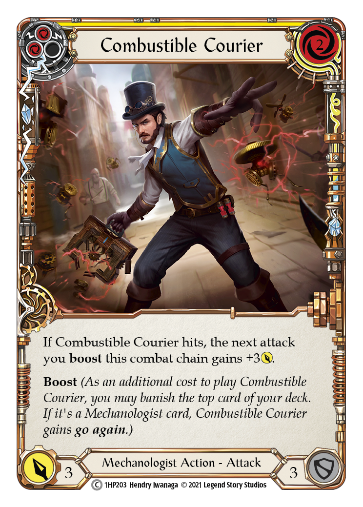 Combustible Courier (Yellow) [1HP203] (History Pack 1) | The CG Realm