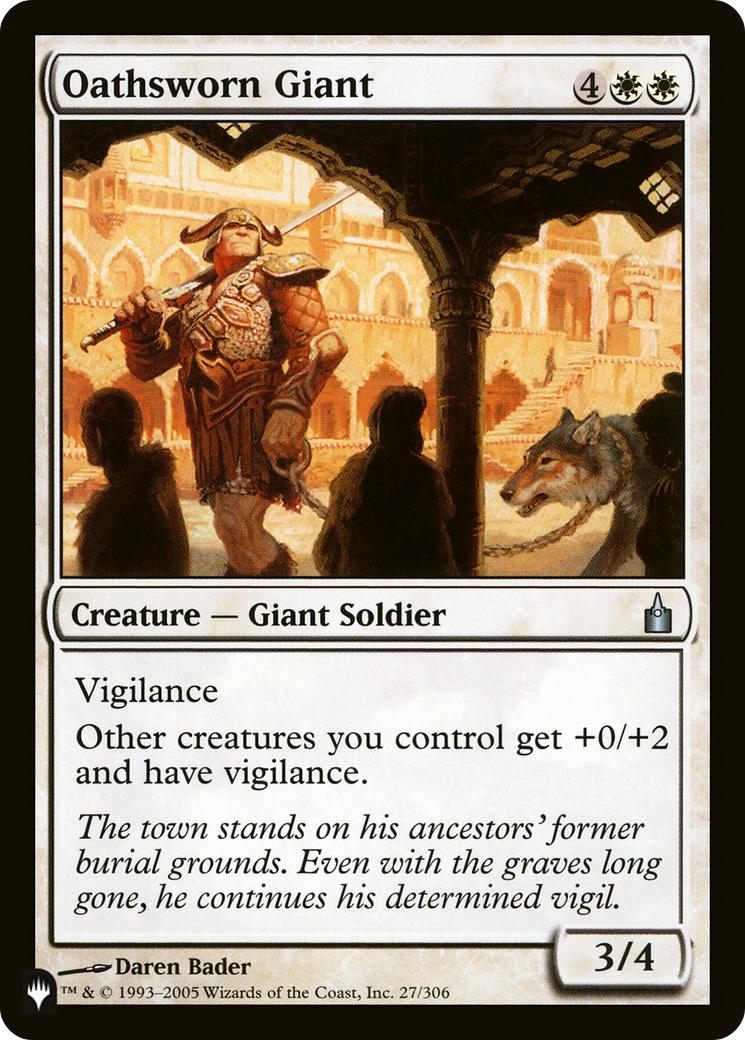 Oathsworn Giant [The List] | The CG Realm