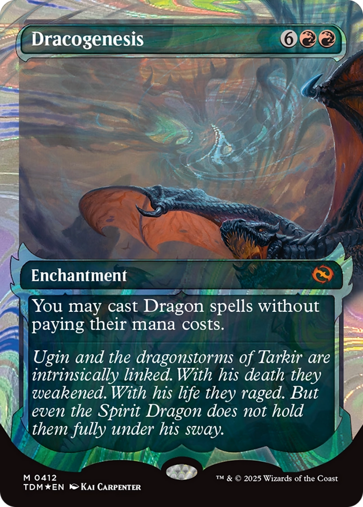 Dracogenesis (0412) (Showcase) (Halo Foil) [Tarkir: Dragonstorm] | The CG Realm