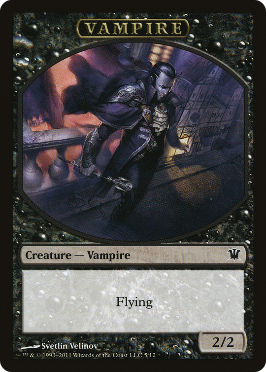 Blood // Vampire (0007) Double-Sided Token (INR-21 // 7) - Innistrad Remastered