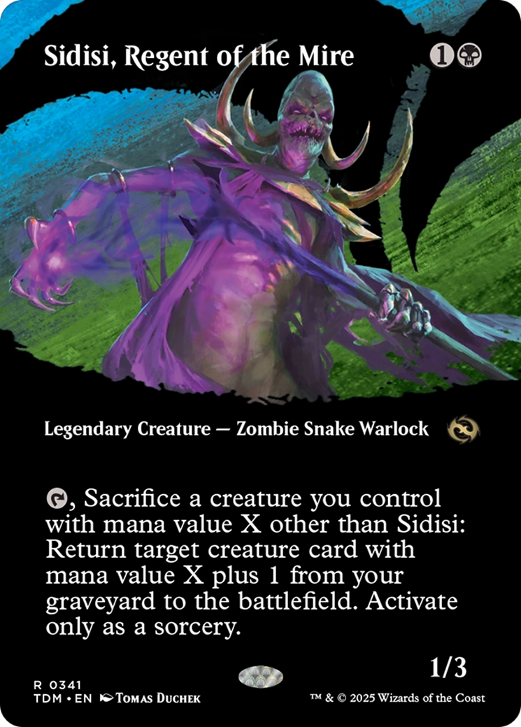 Sidisi, Regent of the Mire (Borderless) [Tarkir: Dragonstorm] | The CG Realm