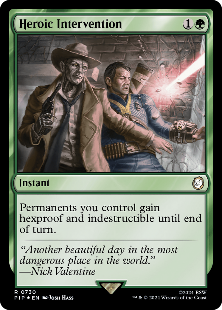 Heroic Intervention (Surge Foil) [Fallout] | The CG Realm