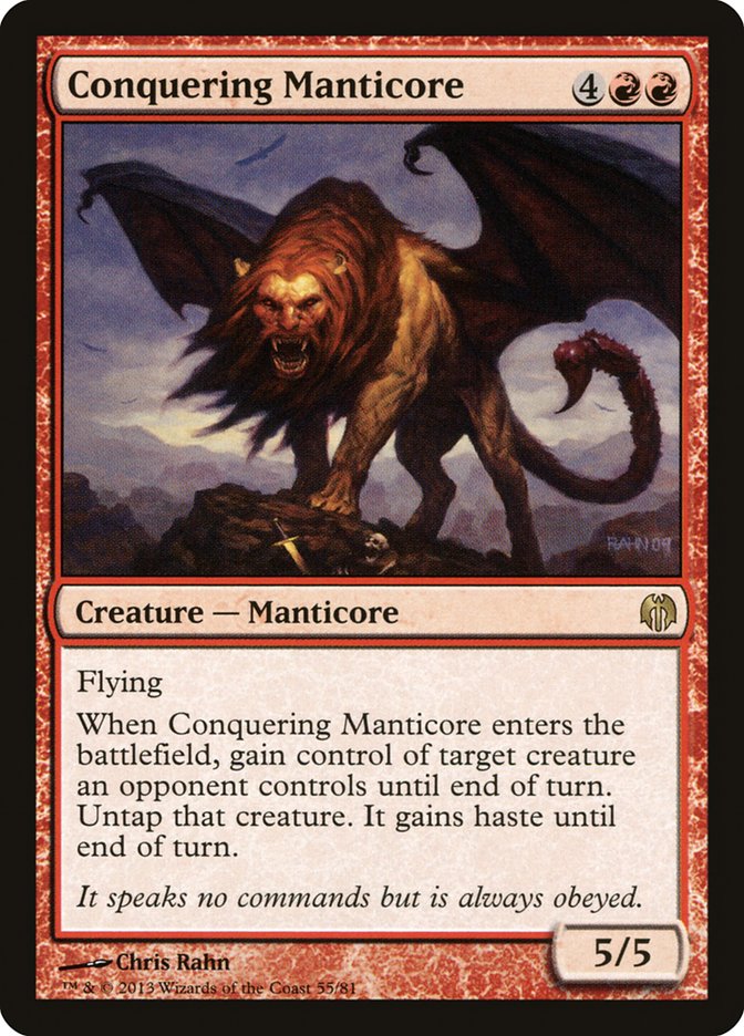 Conquering Manticore [Duel Decks: Heroes vs. Monsters] | The CG Realm