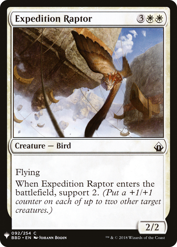 Expedition Raptor (LIST-BBD-92) - The List