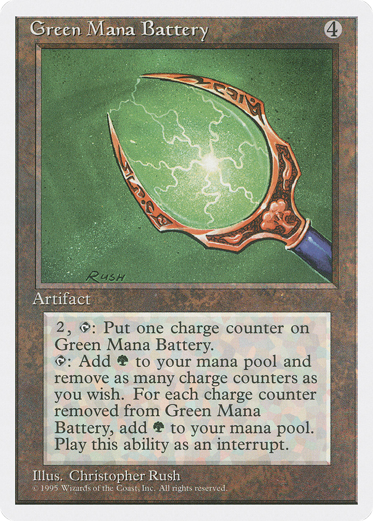 Green Mana Battery (4ED-) - Fourth Edition