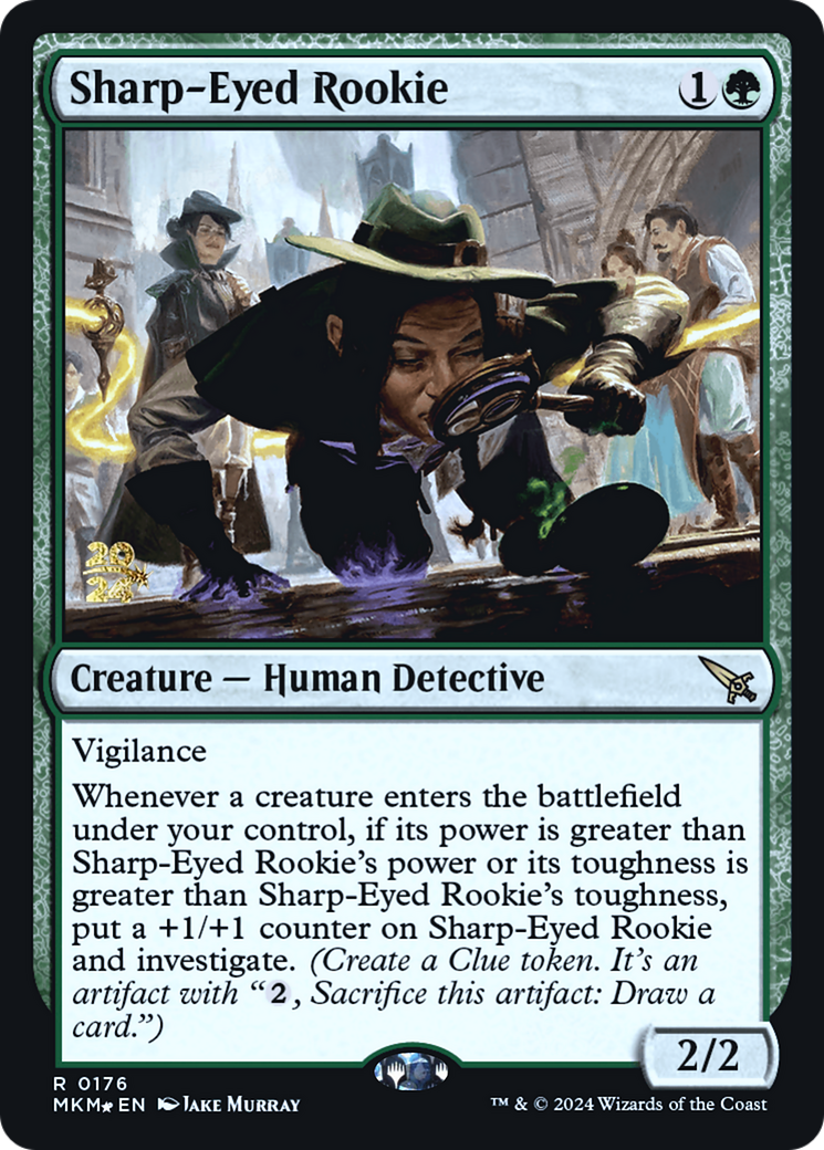 Sharp-Eyed Rookie [Murders at Karlov Manor Prerelease Promos] | The CG Realm