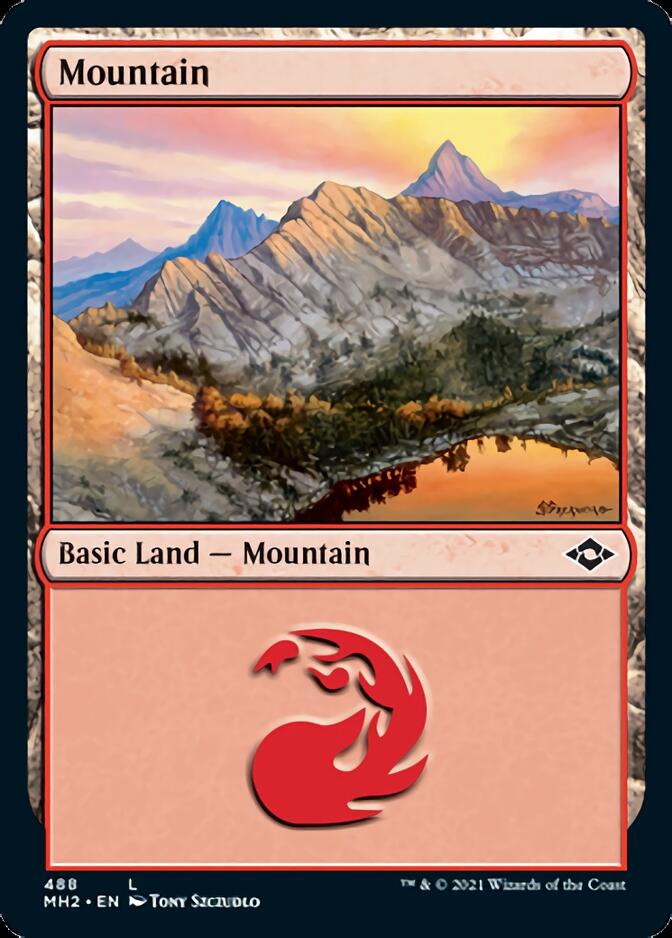 Mountain (488) (MH2-488) - Modern Horizons 2 Foil