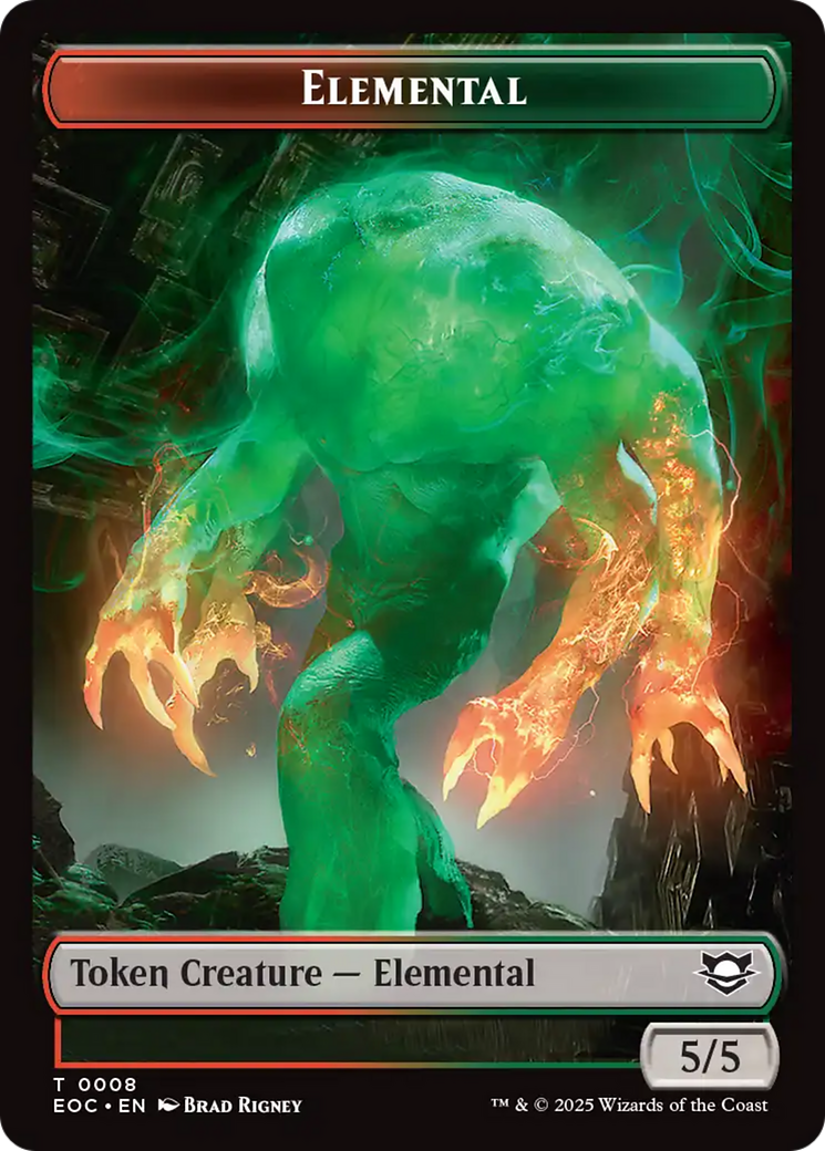 Insect // Elemental (0008) Double-Sided Token (EOC-4 // 8) - Commander: Edge of Eternities