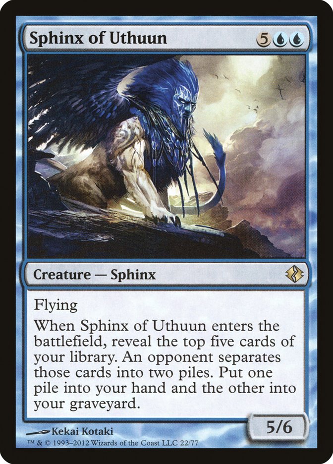 Sphinx of Uthuun [Duel Decks: Venser vs. Koth] | The CG Realm