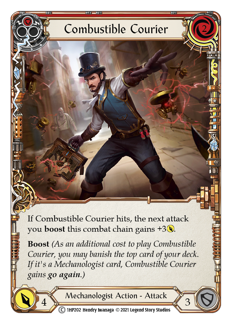 Combustible Courier (Red) [1HP202] (History Pack 1) | The CG Realm