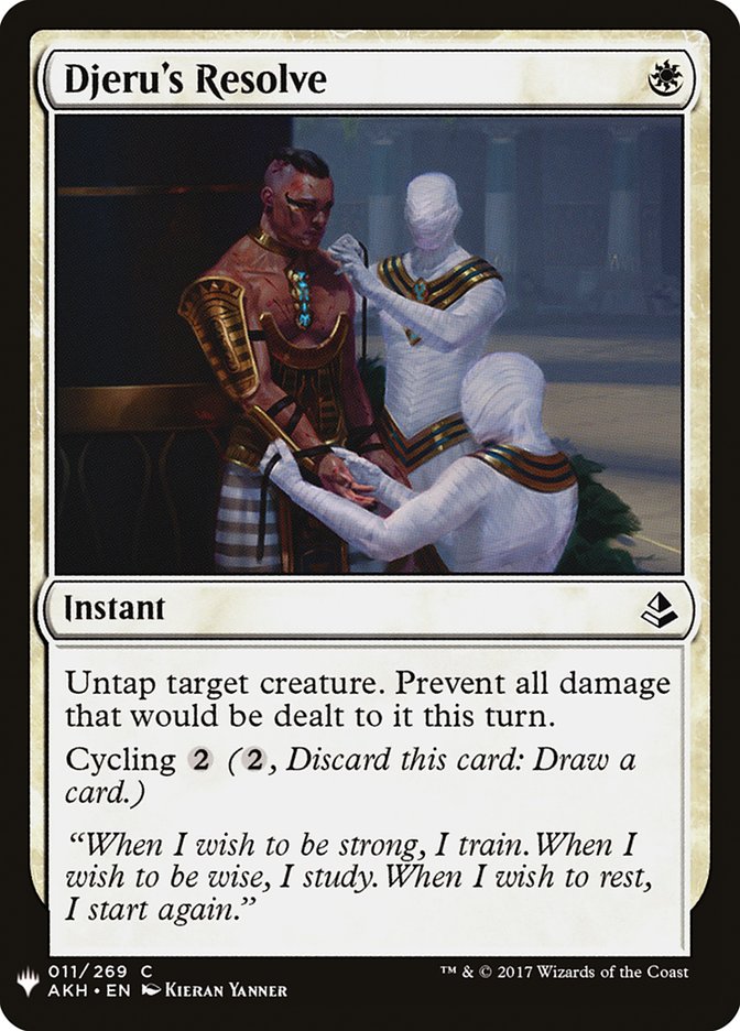 Djeru's Resolve [Mystery Booster] | The CG Realm