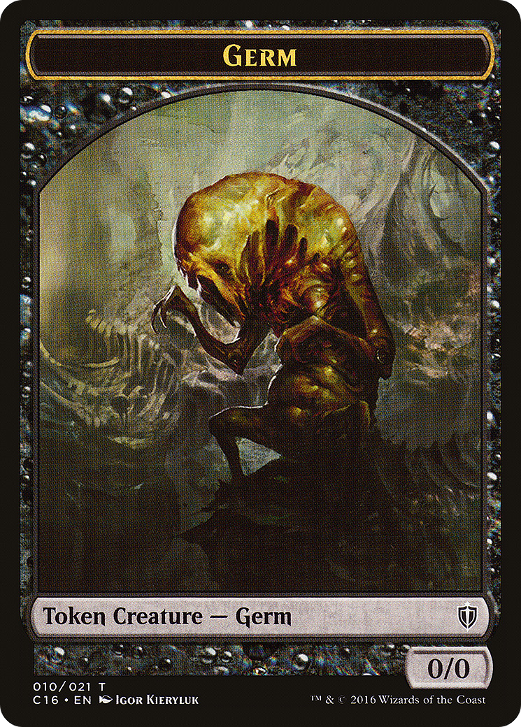 Germ // Spirit (006) Double-Sided Token (C16-010) - Commander 2016 Tokens