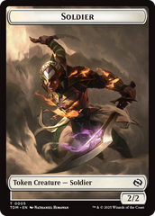Goblin // Solider (0004) Double-Sided Token [Tarkir: Dragonstorm Commander Tokens] | The CG Realm