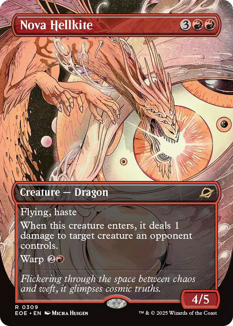 Nova Hellkite (Borderless) [Edge of Eternities] | The CG Realm