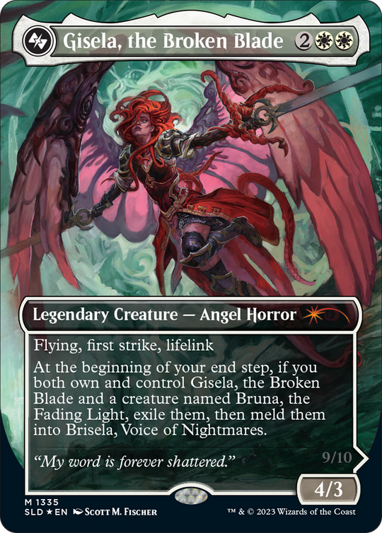 Gisela, the Broken Blade (SLD-1335) - Secret Lair Drop (Borderless) Foil