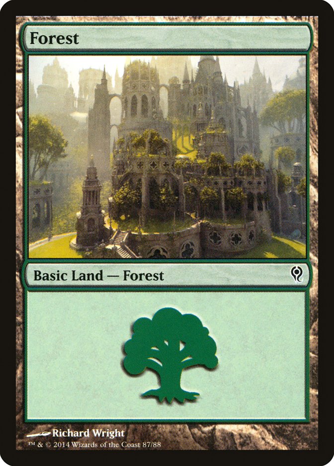 Forest (87) [Duel Decks: Jace vs. Vraska] | The CG Realm
