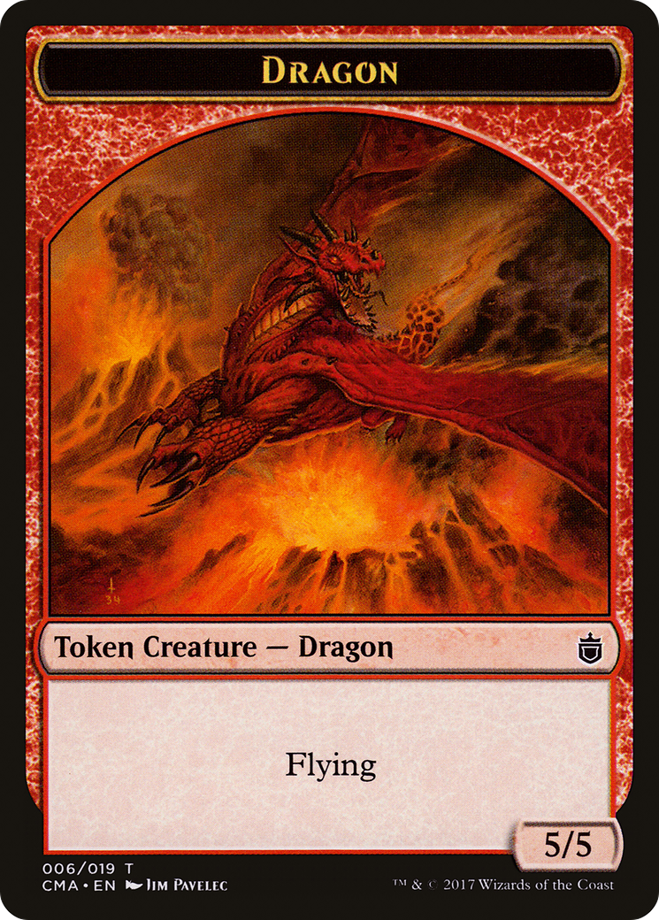 Dragon Token (006) (CMA-006) - Commander Anthology Tokens