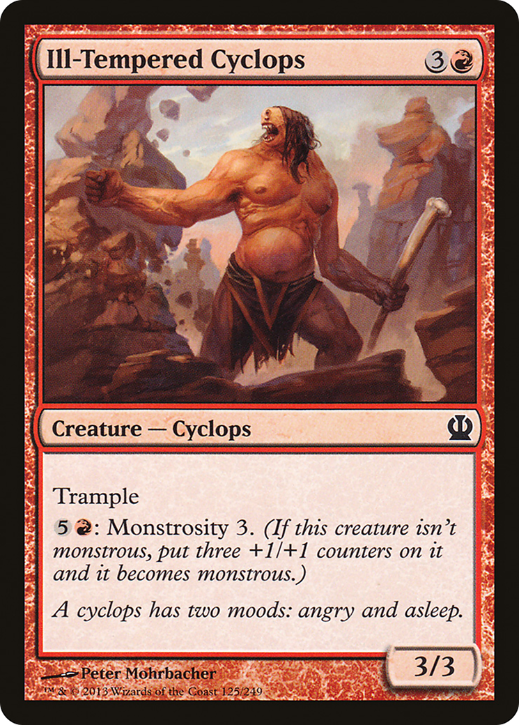 Ill-Tempered Cyclops (THS-125) - Theros