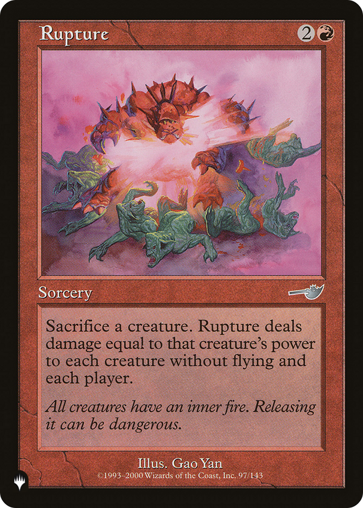 Rupture [The List] | The CG Realm