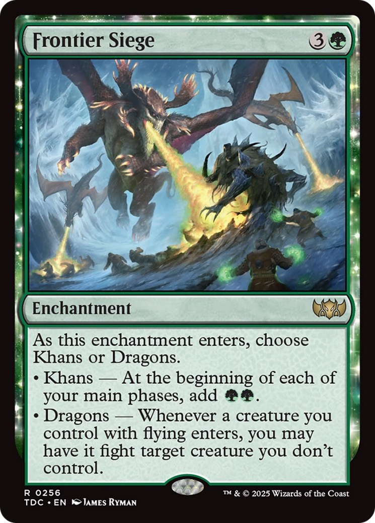 Frontier Siege [Tarkir: Dragonstorm Commander] | The CG Realm
