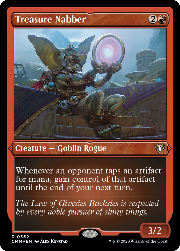 Treasure Nabber (Foil Etched) [Commander Masters] | The CG Realm