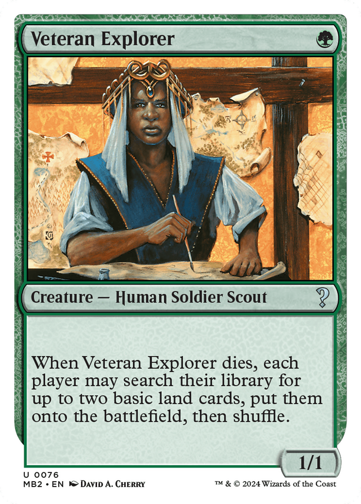 Veteran Explorer (White Border) [Mystery Booster 2] | The CG Realm