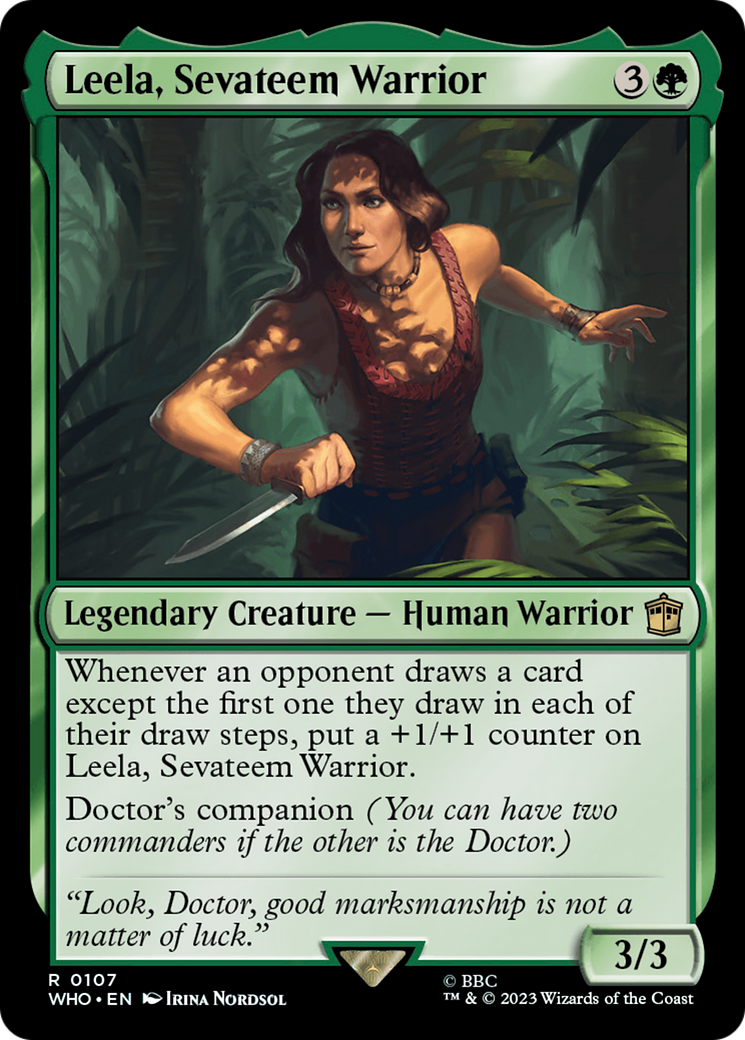 Leela, Sevateem Warrior [Doctor Who] | The CG Realm