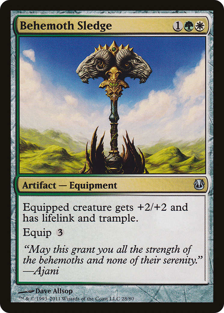Behemoth Sledge (DDH-028) - Duel Decks: Ajani vs. Nicol Bolas