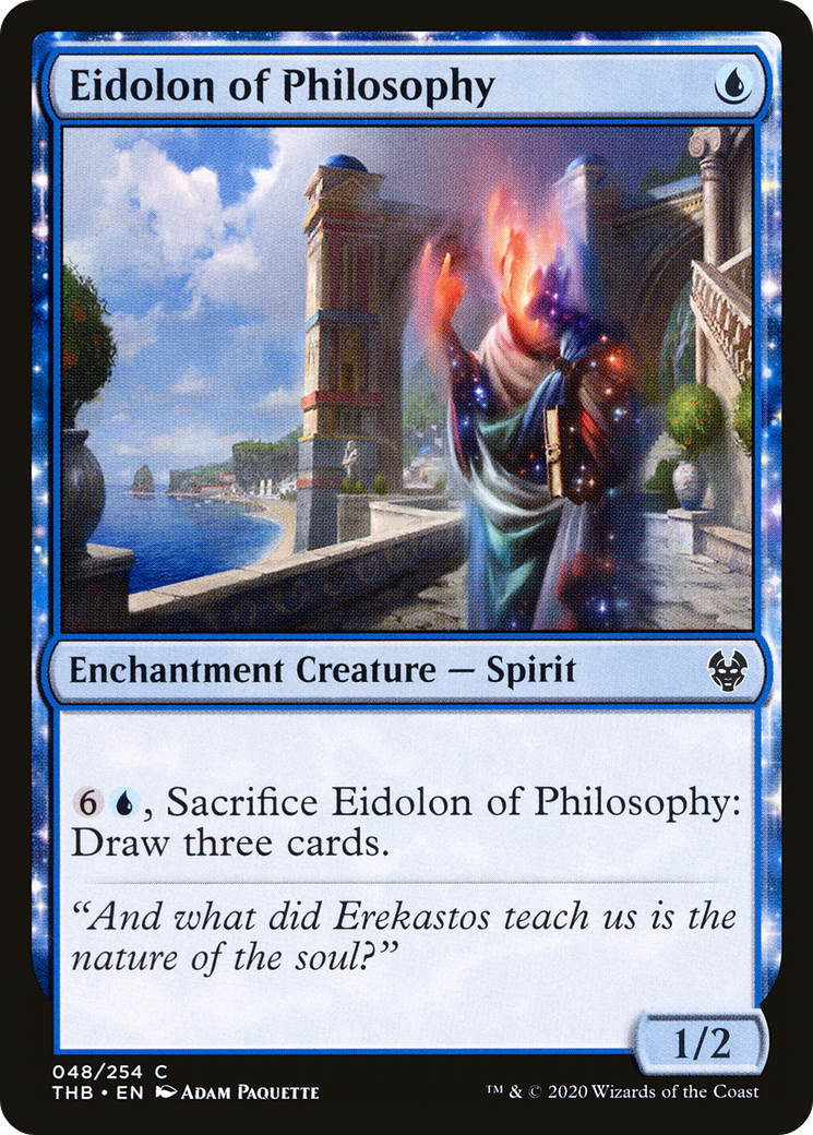 Eidolon of Philosophy (THB-048) - Theros Beyond Death: (enchantment)