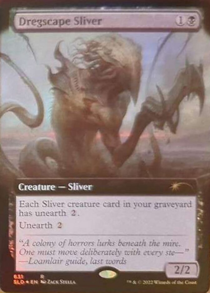 Dregscape Sliver (Extended Art) [Secret Lair Drop Promos] | The CG Realm