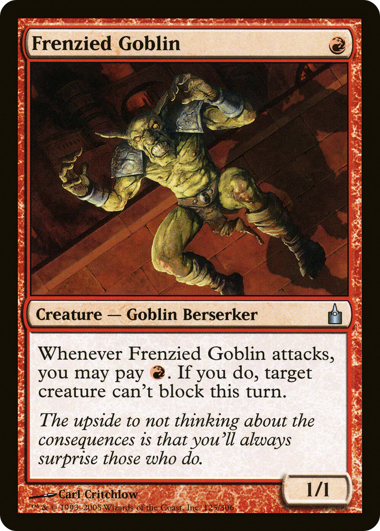 Frenzied Goblin (RAV-125) - Ravnica: City of Guilds
